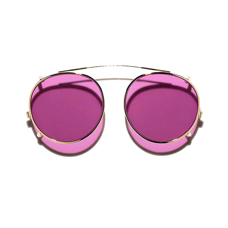 Moscot CLIPZEN Gold - Purple Nurple