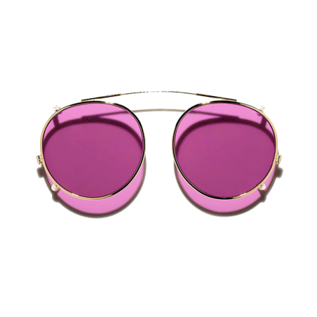 Moscot CLIPZEN Gold - Purple Nurple