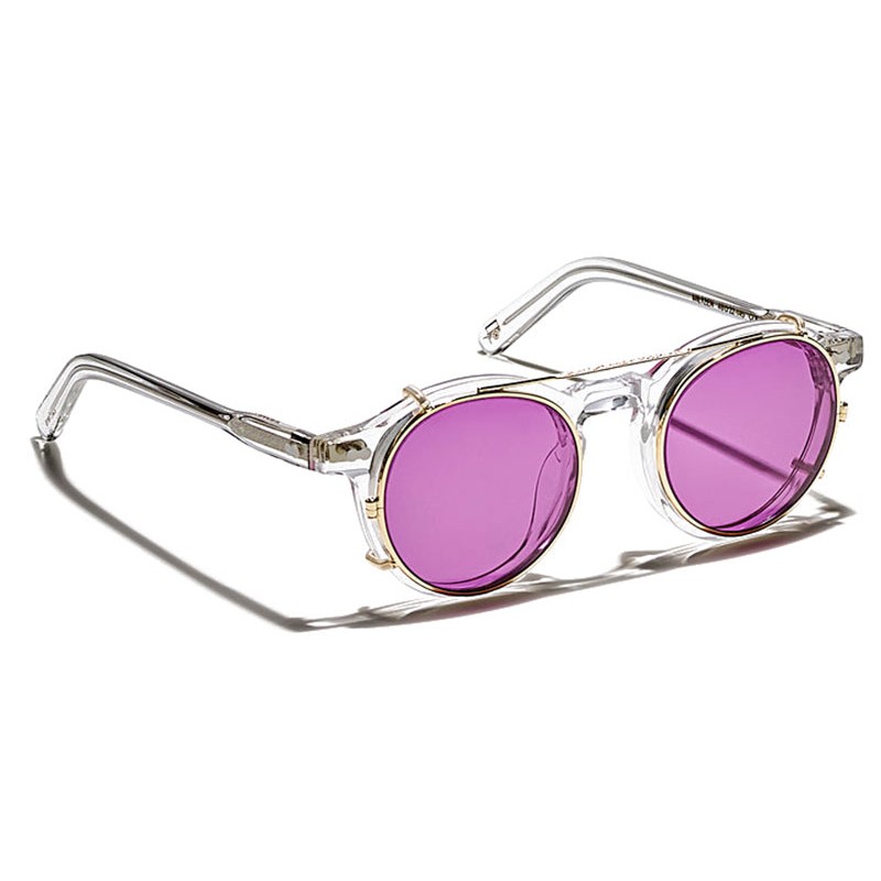Moscot CLIPZEN Gold - Purple Nurple