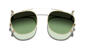 Moscot DAHVEN CLIP Gold - Forrest Wood