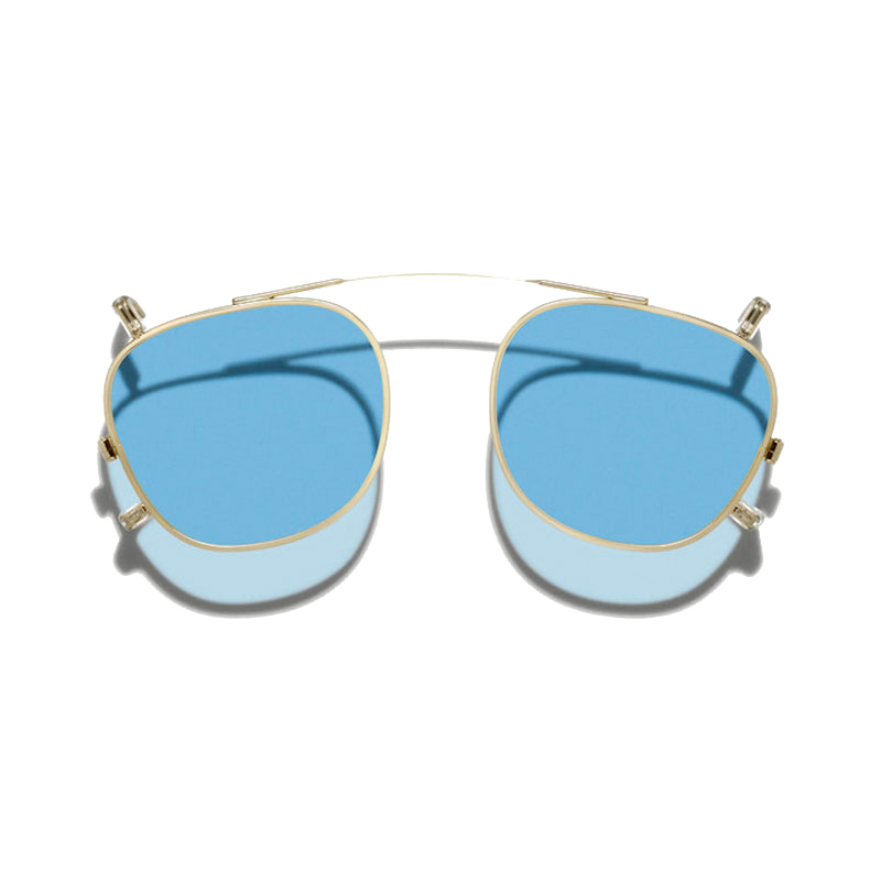 Moscot DAHVEN CLIP Gold - Celebrity Blue