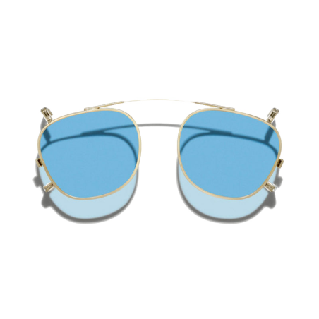 Moscot DAHVEN CLIP Gold - Celebrity Blue