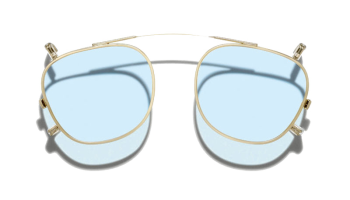 Moscot DAHVEN CLIP Gold - Blue Bel Air
