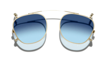 Moscot DAHVEN CLIP Gold - Denim Blue