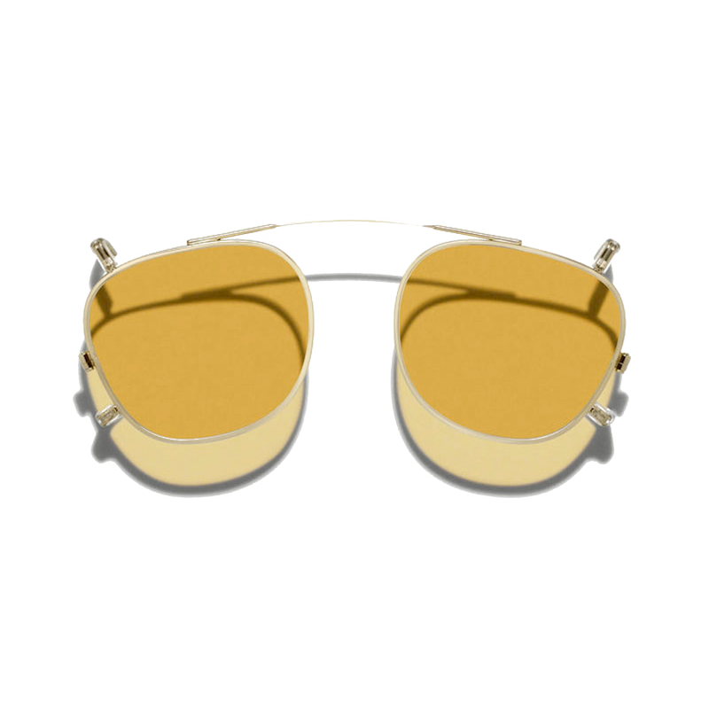 Moscot DAHVEN CLIP Gold - Amber