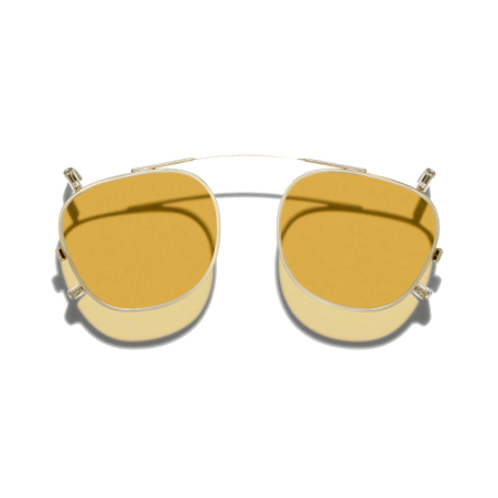 Moscot DAHVEN CLIP Gold - Amber
