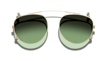 Moscot MAYDELA CLIP Gold - Forest Wood