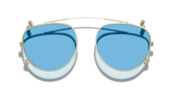 Moscot MAYDELA CLIP Gold - Celebrity Blue