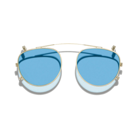 Moscot MAYDELA CLIP Gold - Celebrity Blue