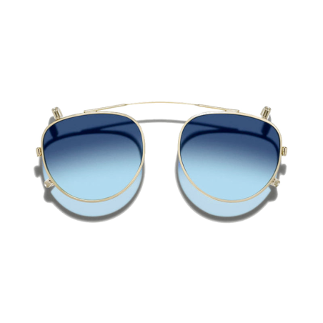 Moscot MAYDELA CLIP Gold - Denim Blue