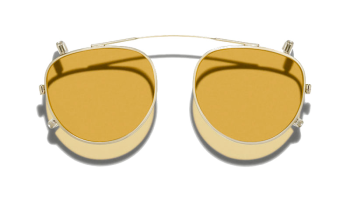 Moscot MAYDELA CLIP Gold - Amber