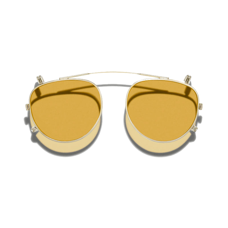 Moscot MAYDELA CLIP Gold - Amber