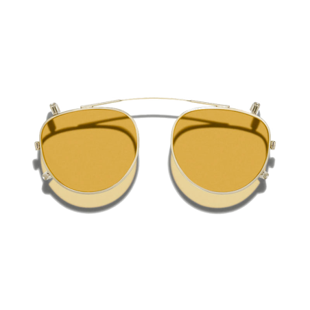 Moscot MAYDELA CLIP Gold - Amber