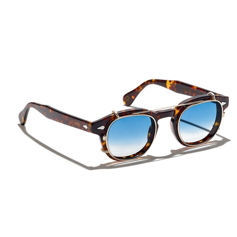 Moscot CLIPTOSH Gold - Broadway Blue Fade