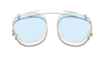 Moscot ARTHUR CLIP Gold - Blue Bel Air