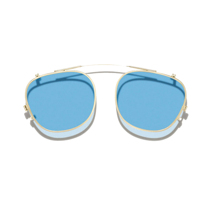 Moscot ARTHUR CLIP Gold - Celebrity Blue