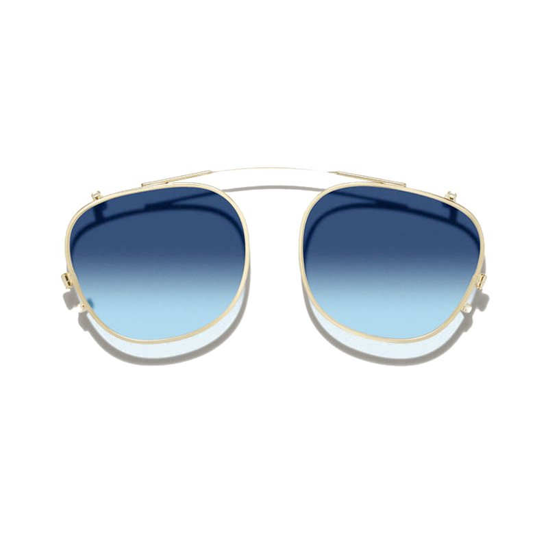 Moscot ARTHUR CLIP Gold - Blue Denim