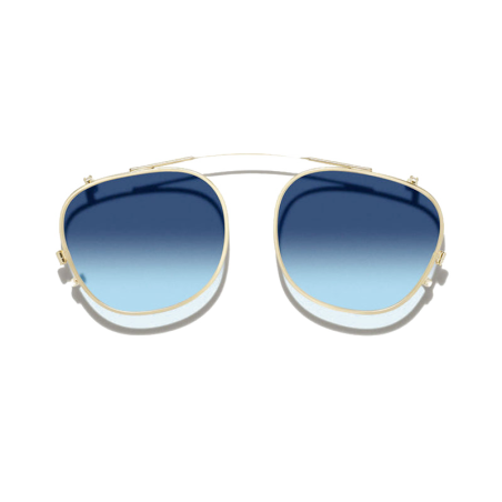 Moscot ARTHUR CLIP Gold - Blue Denim