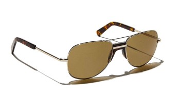 Lunettes Moscot BULVAN SUN Gold/Tortoise - Brown