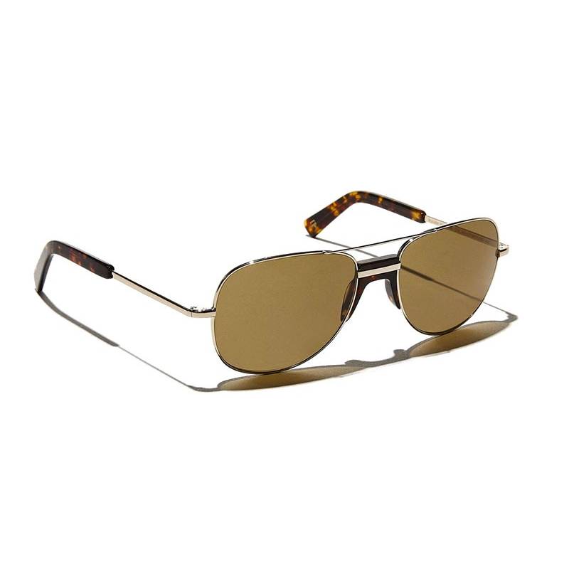 Lunettes Moscot BULVAN SUN Gold/Tortoise - Brown