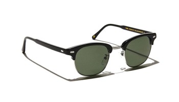 Lunettes Moscot YUKEL SUN Black/Silver - G15