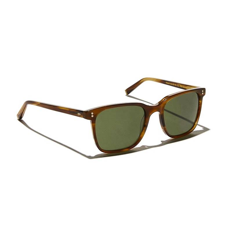 Lunettes Moscot TRAVIS SUN Dark Blonde - Green