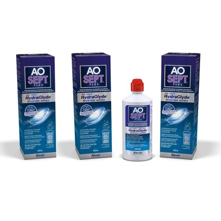 Alcon AO Sept Hydraglyde x3 360mL