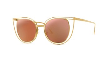 Thierry Lasry Eventually 900 Gold w/ Pink Mirror 