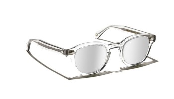 Lunettes Moscot LEMTOSH SUN Light Grey - Silver Mirror