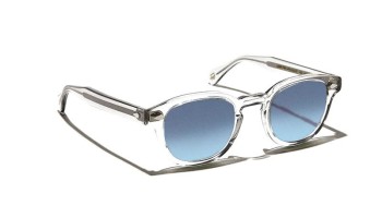 Lunettes Moscot LEMTOSH SUN Light Grey - Blue Gradient