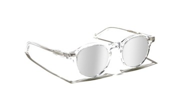 Lunettes Moscot MILTZEN SUN Crystal - Silver Mirror