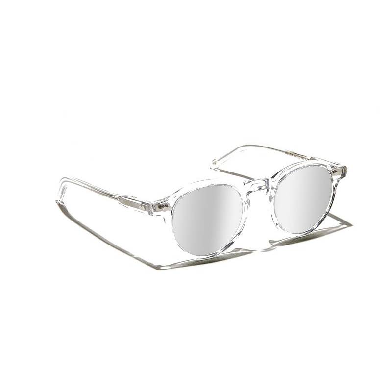 Lunettes Moscot MILTZEN SUN Crystal - Silver Mirror